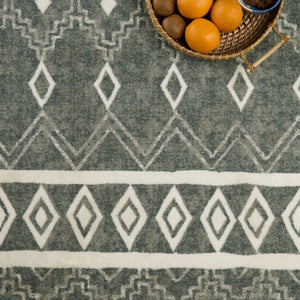 Anti Skid Grey Wonder Full Carpet By Welspun