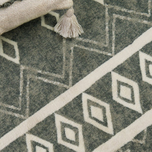 Anti Skid Grey Wonder Full Carpet By Welspun