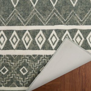 Anti Skid Grey Wonder Full Carpet By Welspun