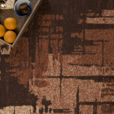 Anti Skid Brown Wonder Full Carpet By Welspun