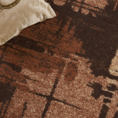 Anti Skid Brown Wonder Full Carpet By Welspun