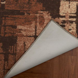 Anti Skid Brown Wonder Full Carpet By Welspun