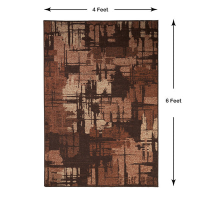 Anti Skid Brown Wonder Full Carpet By Welspun