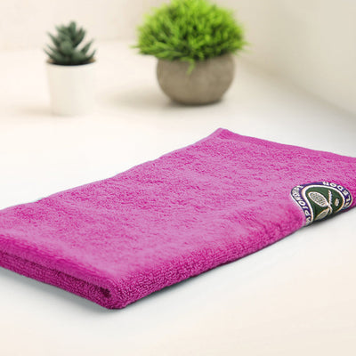 Wimbledon 2023 Hand Towel - 100% Cotton - Rose - By Spaces
