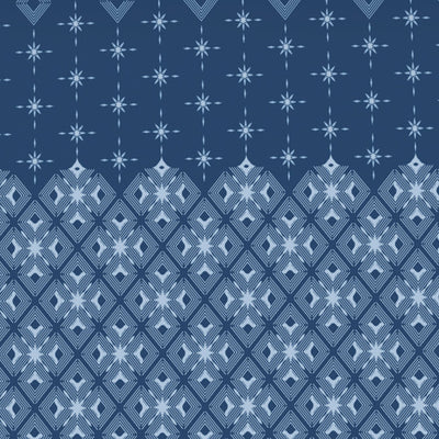 Geometric Lichen Blue - Light Blue 100% Cotton King Size Bedsheet - Anti Bacterial By Welspun