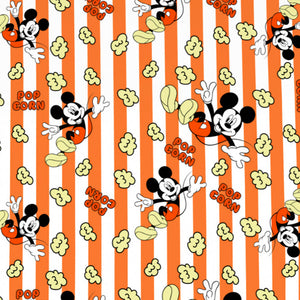 Character Red Orange - Dark Orange 100% Cotton Double Bedsheet - Disney Mickey By Welspun