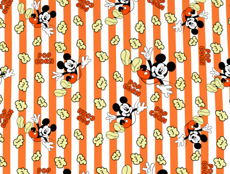 Character Red Orange - Dark Orange 100% Cotton Double Bedsheet - Disney Mickey By Welspun