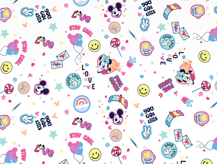 Character Yucca - Light Aqua 100% Cotton Double Bedsheet - Disney Minnie By Welspun