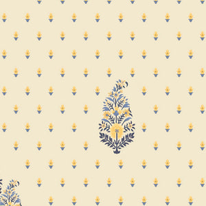 Floral Flint Stone - Dark Grey 100% Cotton King Size Bedsheet - Timeless By Spaces-1065771