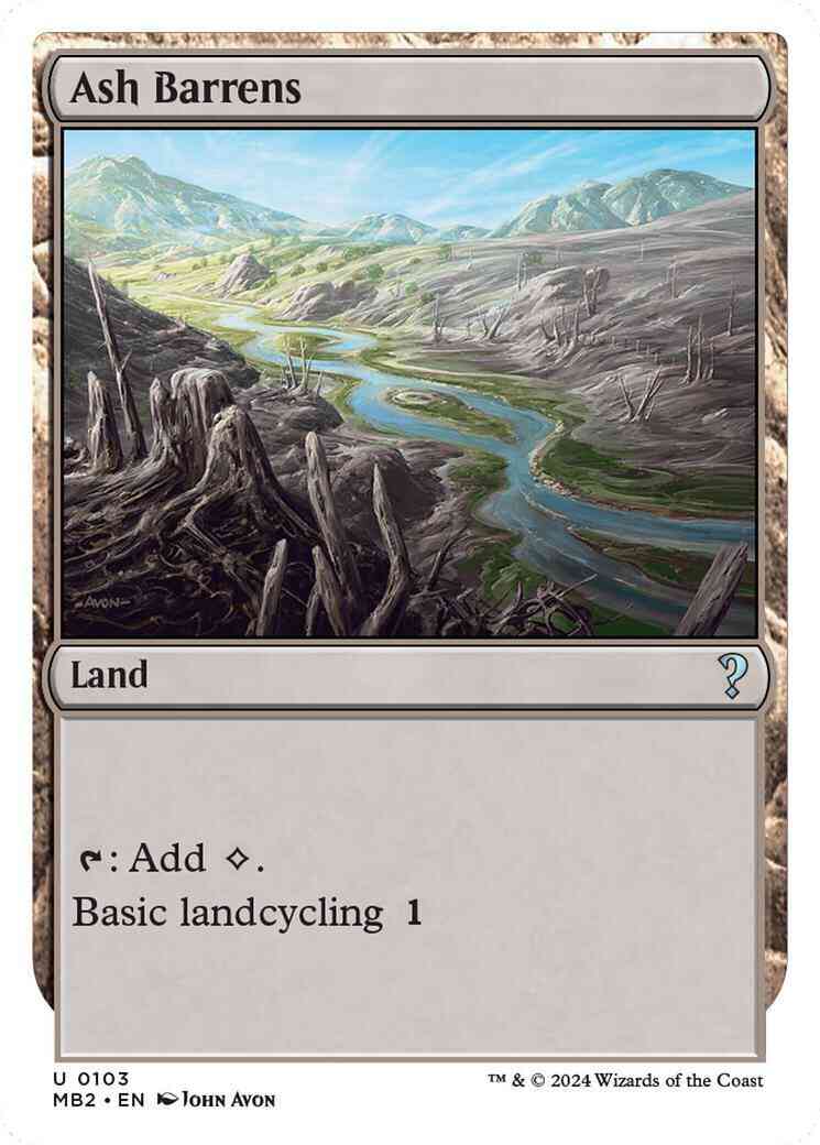 Ash Barrens [103] [White Border] [Mystery Booster 2] [Non-Foil]