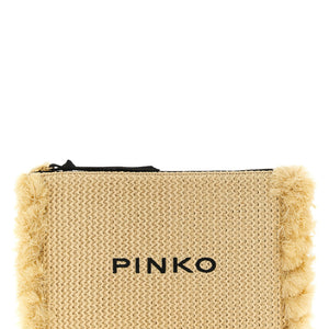 Pinko Raffia Clutch
