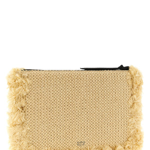 Pinko Raffia Clutch