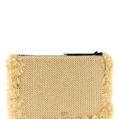 Pinko Raffia Clutch