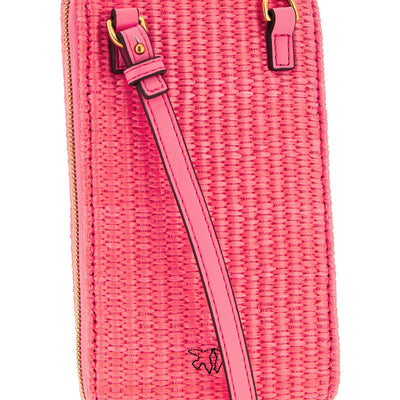 Pinko Raffia Smartphone Holder