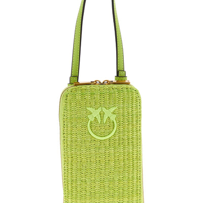 Pinko Raffia Smartphone Holder