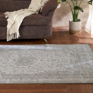 Anti Skid Grey Wonder Full Carpet By Welspun