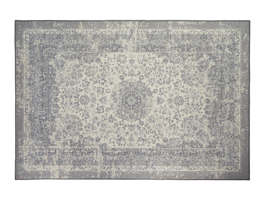 Anti Skid Grey Wonder Full Carpet By Welspun