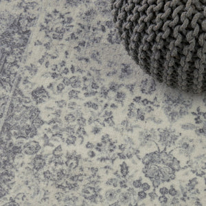 Anti Skid Grey Wonder Full Carpet By Welspun