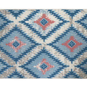Anti Skid Teal Wonder Full Carpet By Welspun