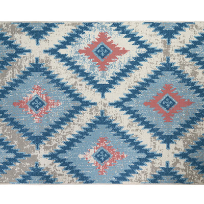 Anti Skid Teal Wonder Full Carpet By Welspun