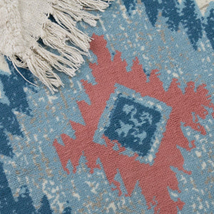 Anti Skid Teal Wonder Full Carpet By Welspun