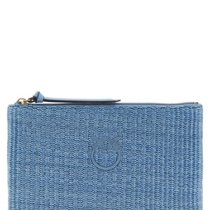 Pinko Raffia Clutch
