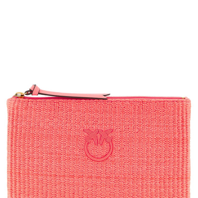 Pinko Raffia Clutch