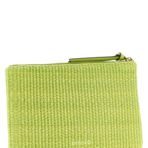 Pinko Raffia Clutch