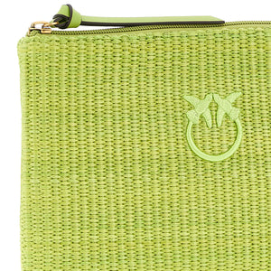 Pinko Raffia Clutch
