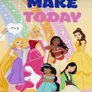 Character Golden Haze - Yellow 100% Cotton Double Bedsheet - Disney Princess By Spaces