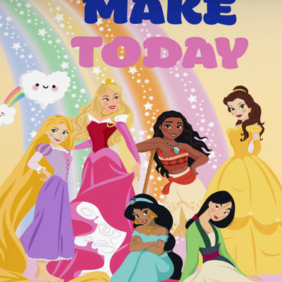 Character Golden Haze - Yellow 100% Cotton Double Bedsheet - Disney Princess By Spaces