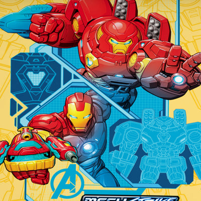 Character Daffodil - Yellow 100% Cotton Double Bedsheet - Marvel Iron Man By Spaces