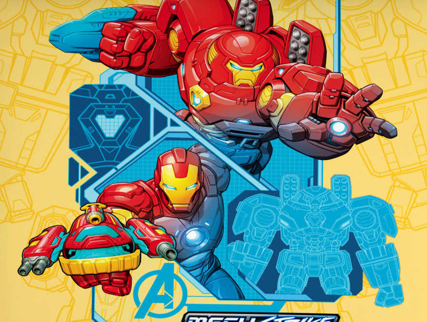 Character Daffodil - Yellow 100% Cotton Double Bedsheet - Marvel Iron Man By Spaces