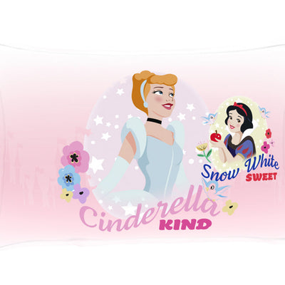 Character Rose Shadow - Pink 100% Cotton Single Bedsheet - Disney Princess By Spaces
