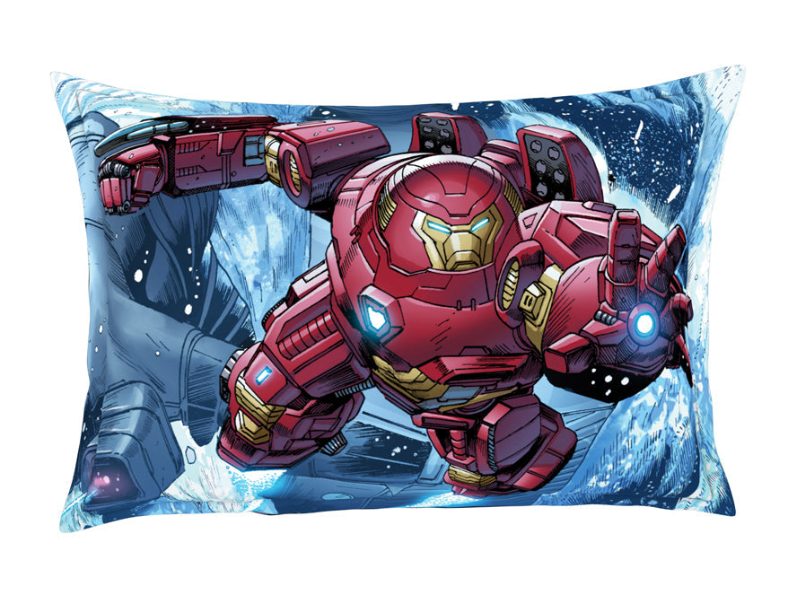 Character Indigo Bunting - Blue 100% Cotton Single Bedsheet - Marvel Iron Man By Spaces
