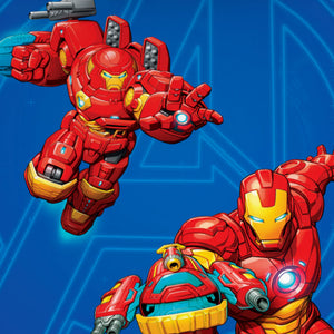 Character Indigo Bunting - Blue 100% Cotton Single Bedsheet - Marvel Iron Man By Spaces
