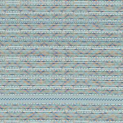 Geometric Iced Aqua - Light Blue 100% Cotton King Fitted Sheet - Gypsy By Spaces
