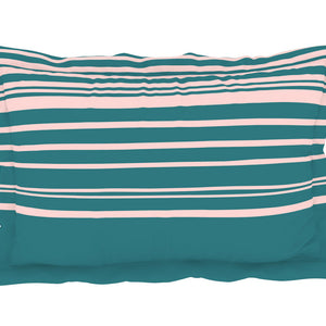 Geometric Shrinking Violet - Light Pink 100% Cotton King Fitted Sheet - Gypsy By Spaces