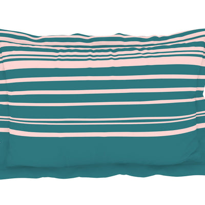 Geometric Shrinking Violet - Light Pink 100% Cotton King Fitted Sheet - Gypsy By Spaces