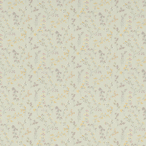 Floral Mystic Blue - Light Grey 100% Cotton Shell Single Quilt / AC Comforter - Bohemia By Spaces