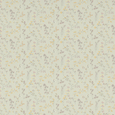 Floral Mystic Blue - Light Grey 100% Cotton Shell Single Quilt / AC Comforter - Bohemia By Spaces