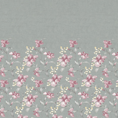 Floral Moon Rock - Grey 100% Cotton Shell Double Quilt / AC Comforter - Bohemia By Spaces