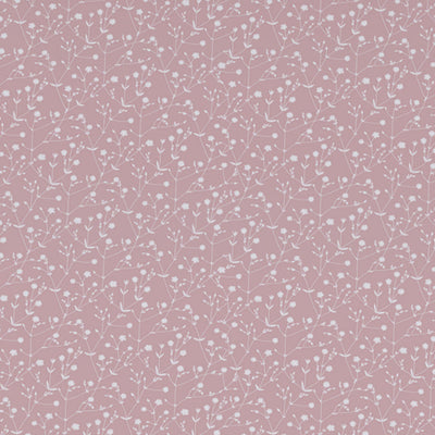 Floral Pale Mauve - Light Brown 100% Cotton Shell Double Quilt / AC Comforter - Bohemia By Spaces