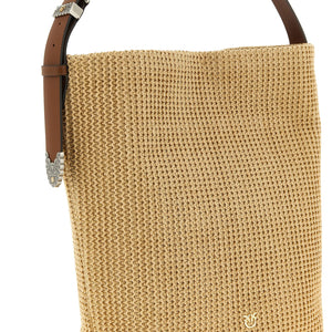 Pinko Raffia Bucket