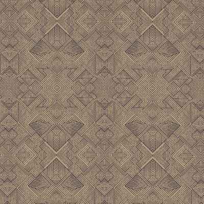 Geometric Sand - Brown 100% Cotton Shell Double Quilt / AC Comforter - Geospace By Spaces