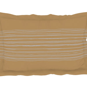 Geometric Nimbus Colud - Light Grey 100% Cotton Double Bedsheet - Geospace By Spaces