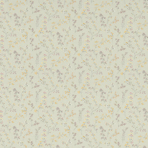 Floral Mystic Blue - Light Grey 100% Cotton Shell Double Quilt / AC Comforter - Bohemia By Spaces