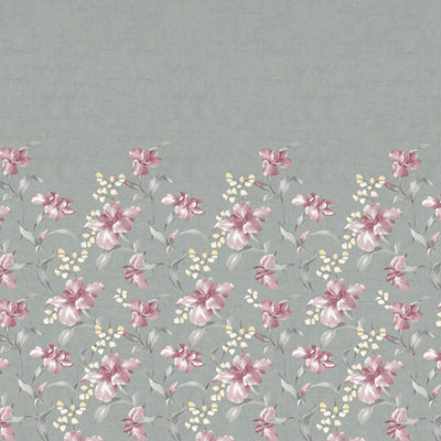 Floral Moon Rock - Grey 100% Cotton Shell Single Quilt / AC Comforter - Bohemia By Spaces