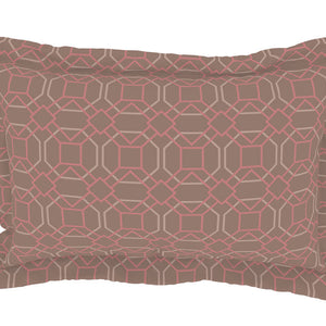 Floral Pink Salt - Light Pink 100% Cotton Double Bedsheet - Queens Garden By Spaces