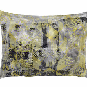 Geometric Micro Chip - Grey Cotton Viscose Double Bedsheet - Starry Night By Spaces